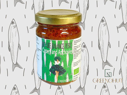 Bio Pesto mit Kapern und Sardellen